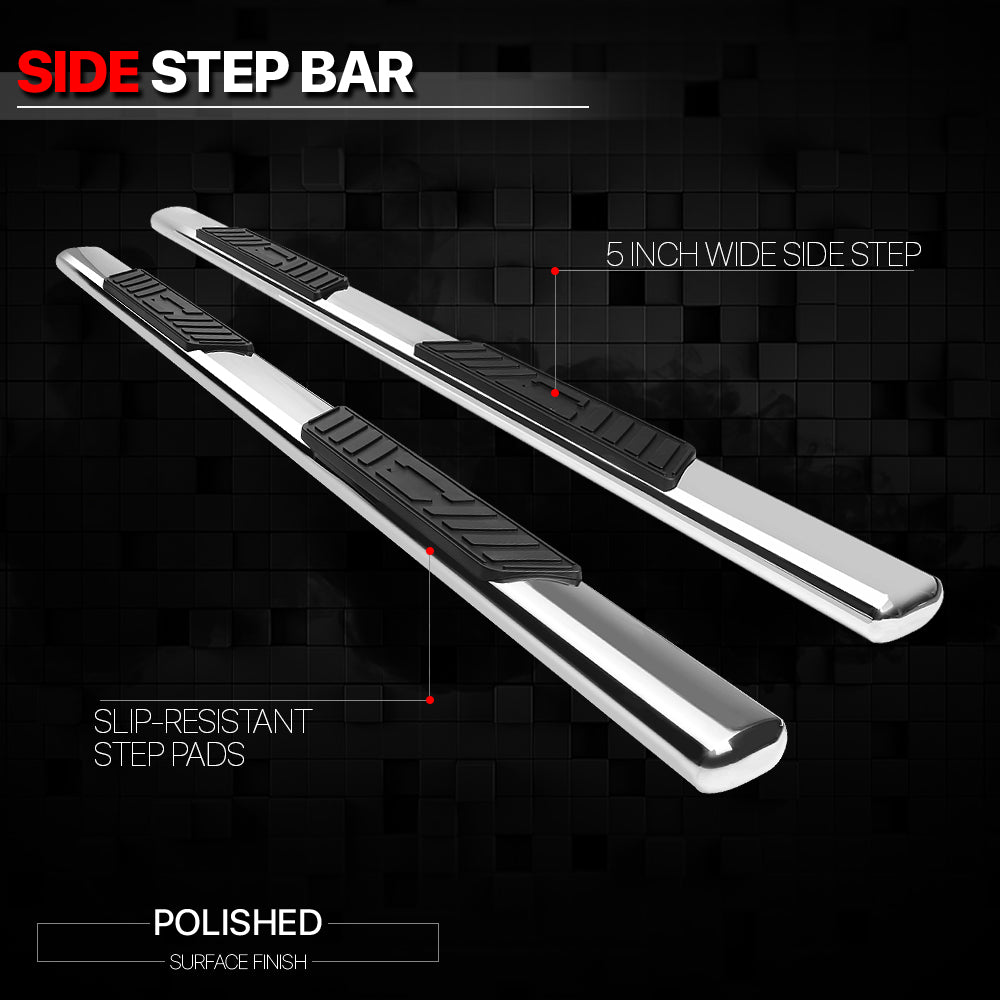 5" Side Step Nerf Bar Running Board U684