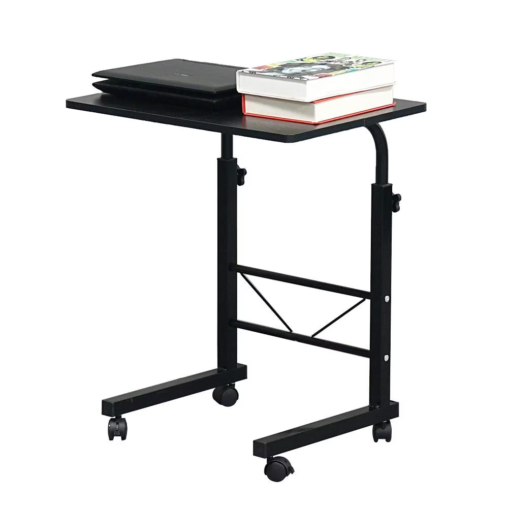 Black Mobile Laptop Stand with Wheels A350
