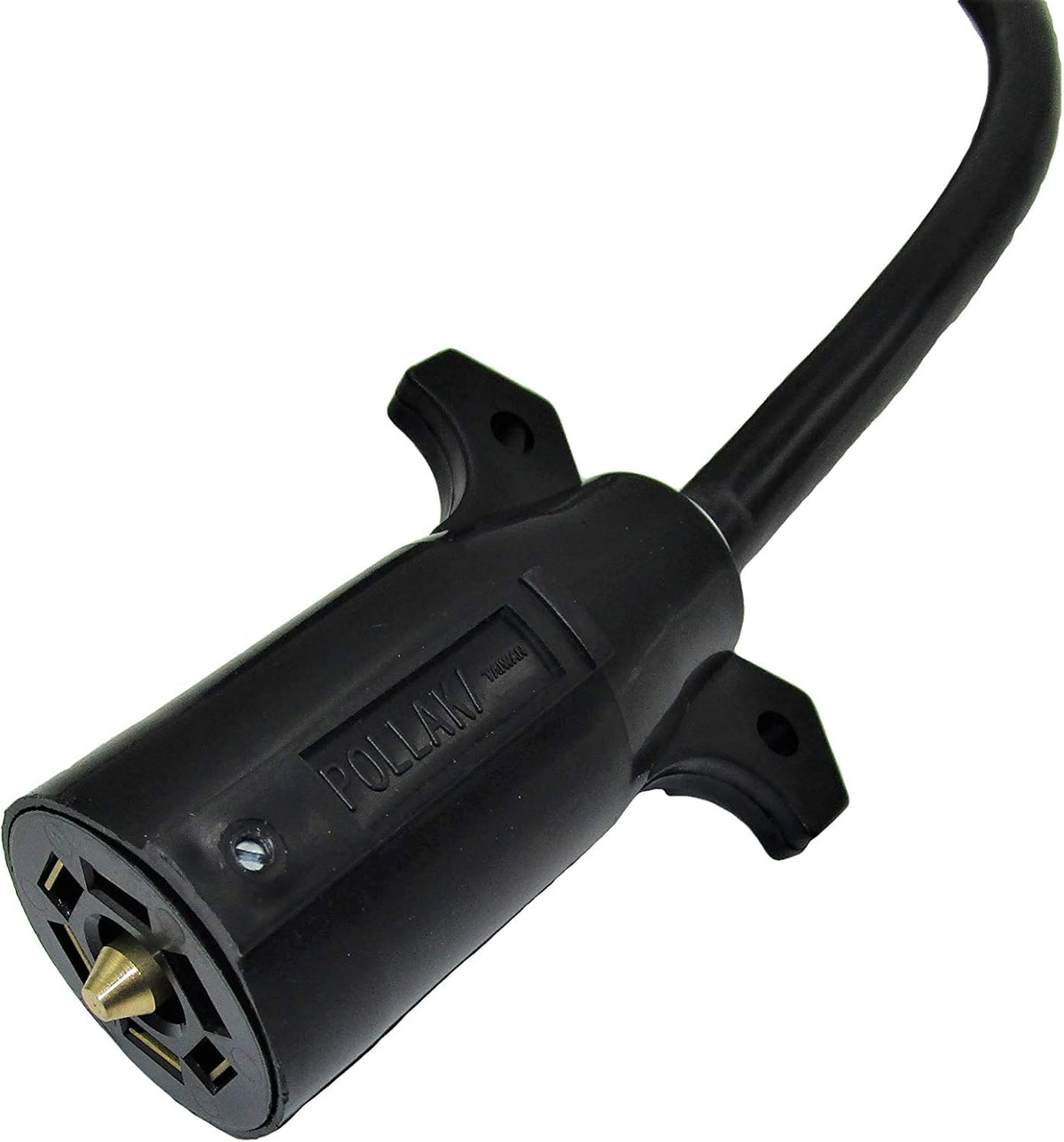 7 Way Trailer Plug Extension Cord Connector Assembly Heavy Duty (4' FT) Pack of 2 W1244