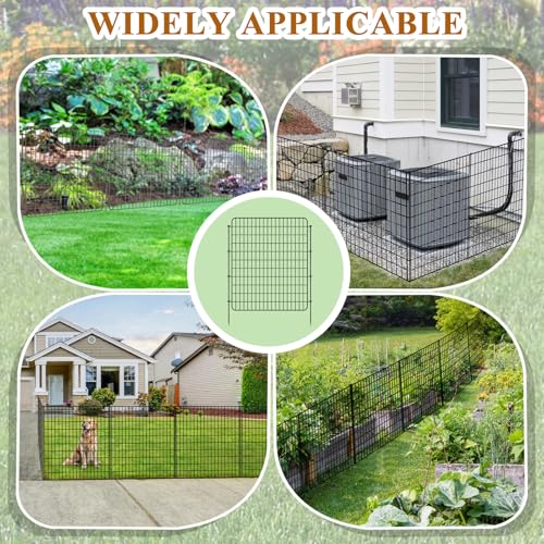 36 in x 25 ft Decorative Metal Garden Fence W4682