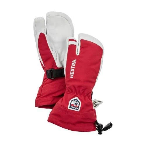 Army Leather Heli Ski Jr. 3 Finger Gloves T55790