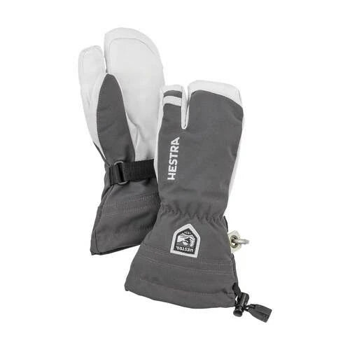 Army Leather Heli Ski Jr. 3 Finger Gloves T55790