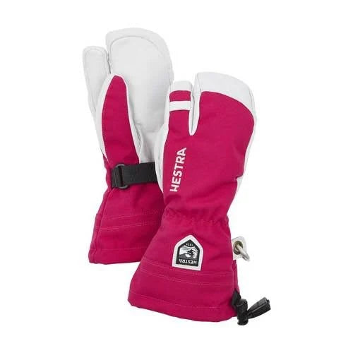 Army Leather Heli Ski Jr. 3 Finger Gloves T55790