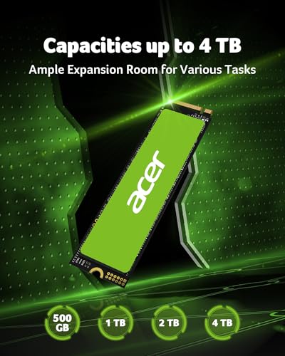 1TB NVMe Gen4 PCIe 4.0 M.2 2280 Internal Solid State Drive V31827
