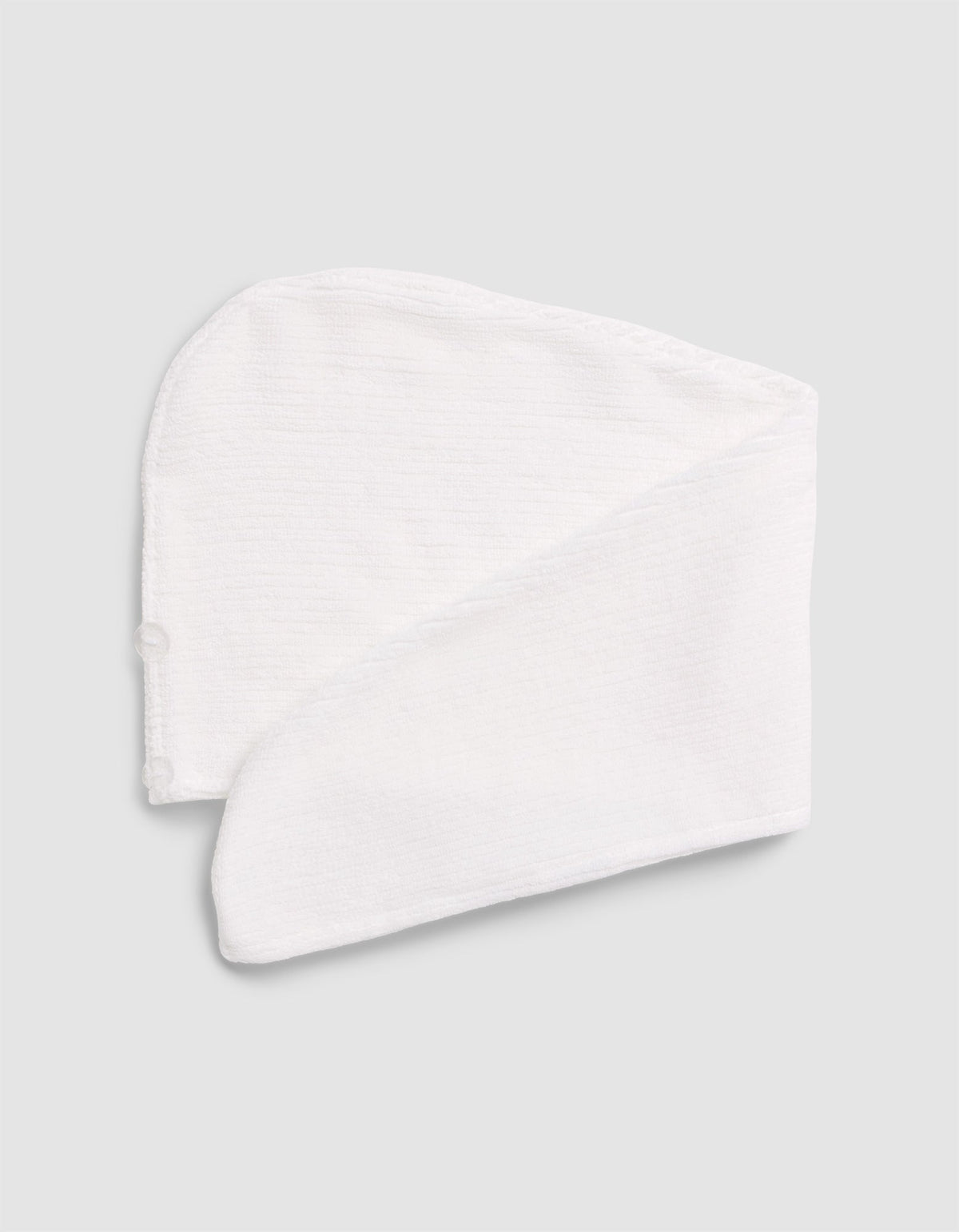 Ribbed Terry Hair Towel