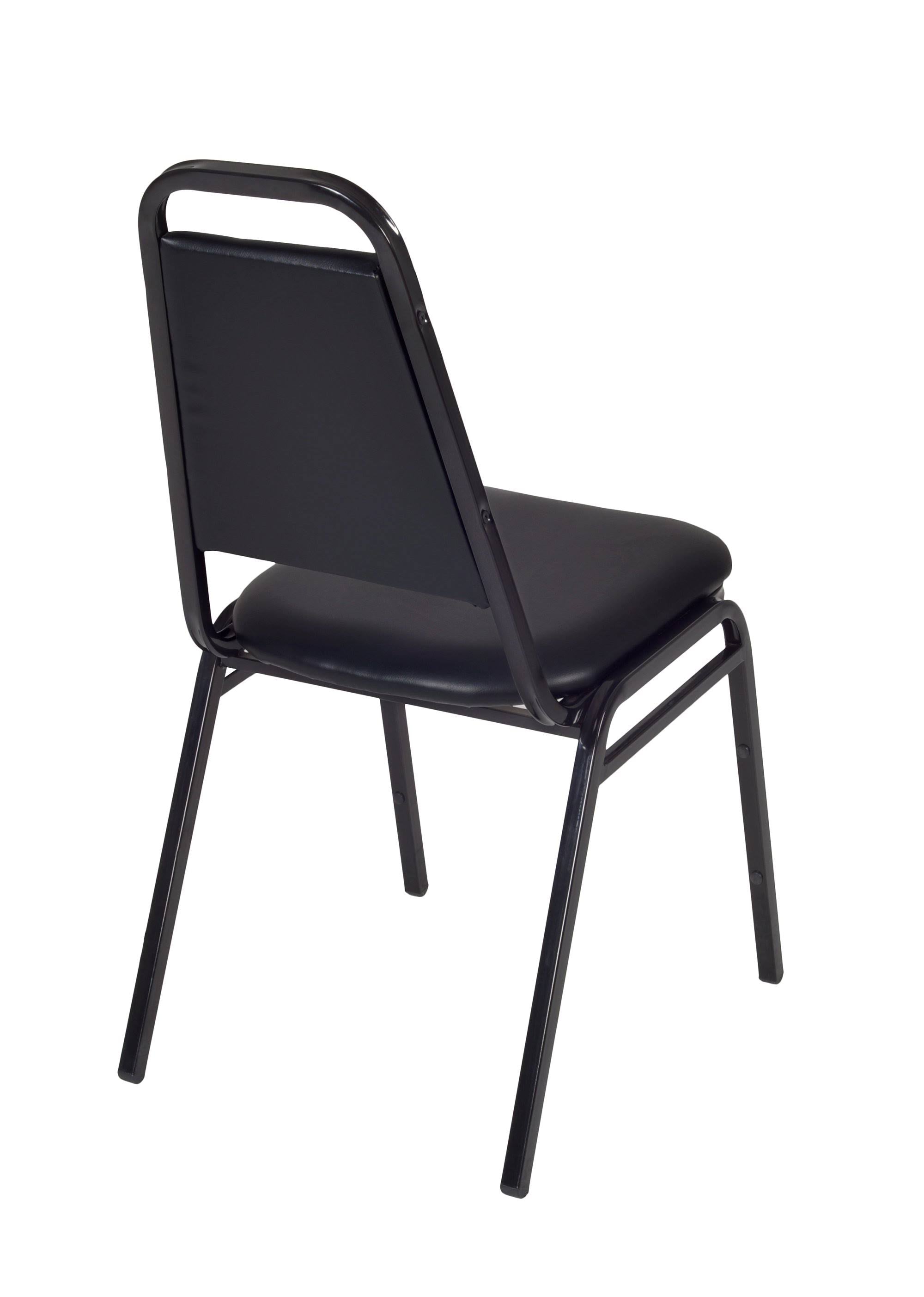 48x22 Round Breakroom Table with 4 Stack Chairs W371
