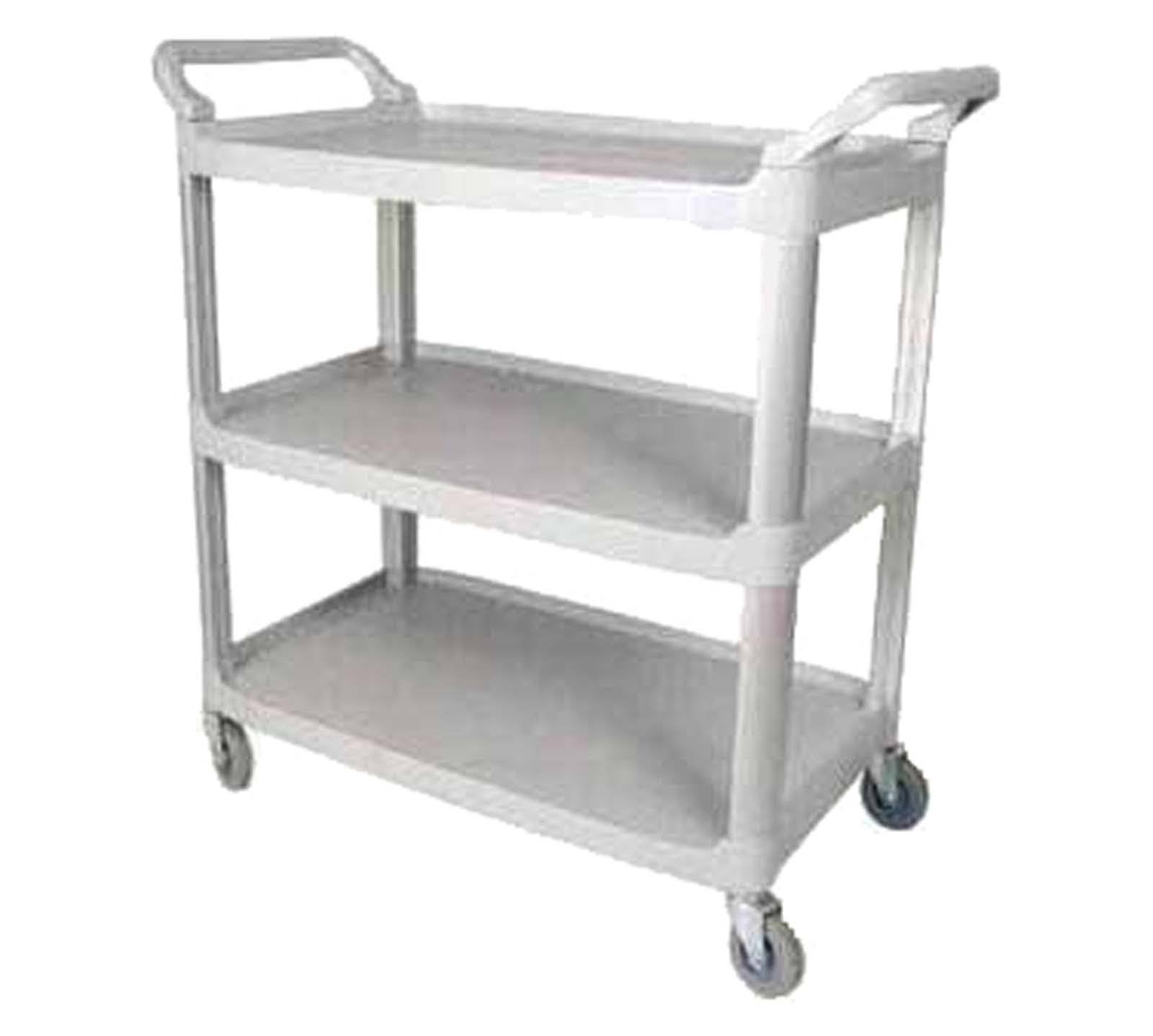 3 Tier Gray Utility Cart Y48525