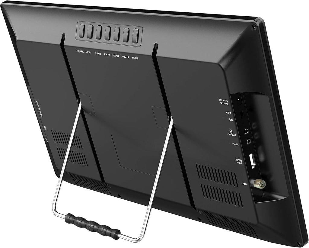 13 Portable Widescreen LED TV with USB/SD Inputs, HDMI, FM Radio, Rechargeable Battery A84102