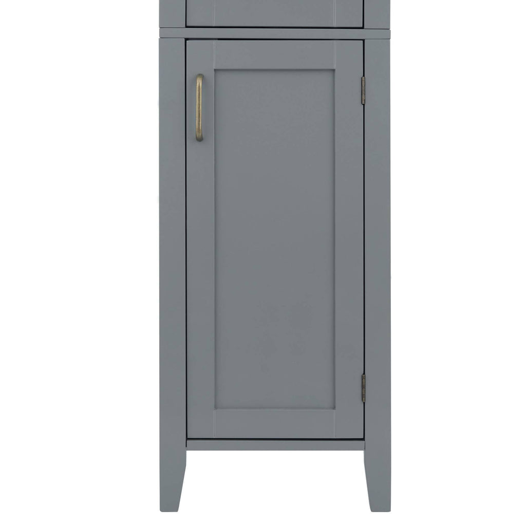 Wooden Linen Tower Cabinet Q18011