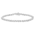 1/3 Carat tw Natural Diamond Tennis Bracelet in 925 Sterling Silver (7 Inches) M382061