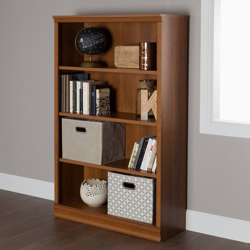 Gray Maple 4-Shelf Bookcase I6969