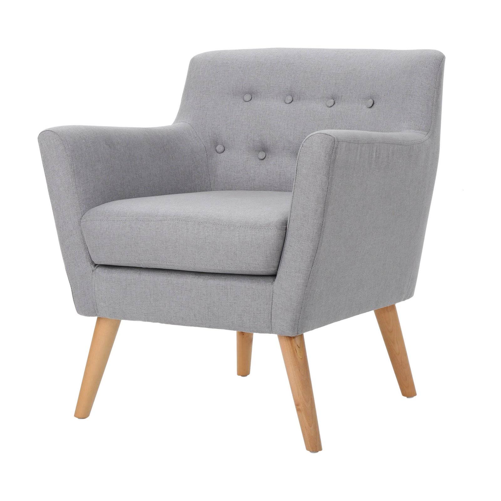 Light Gray Club Chair I578
