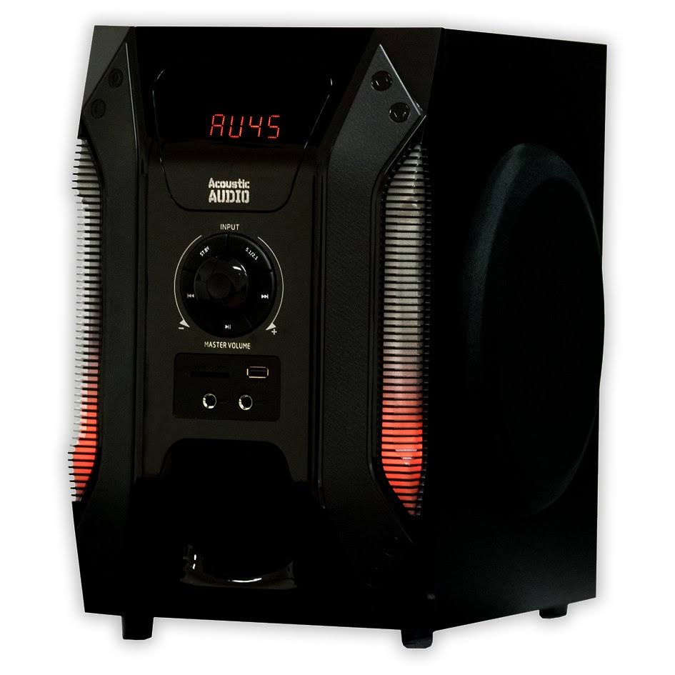 Tower 5.1 Speaker System with Optical Input Powered Sub C229591