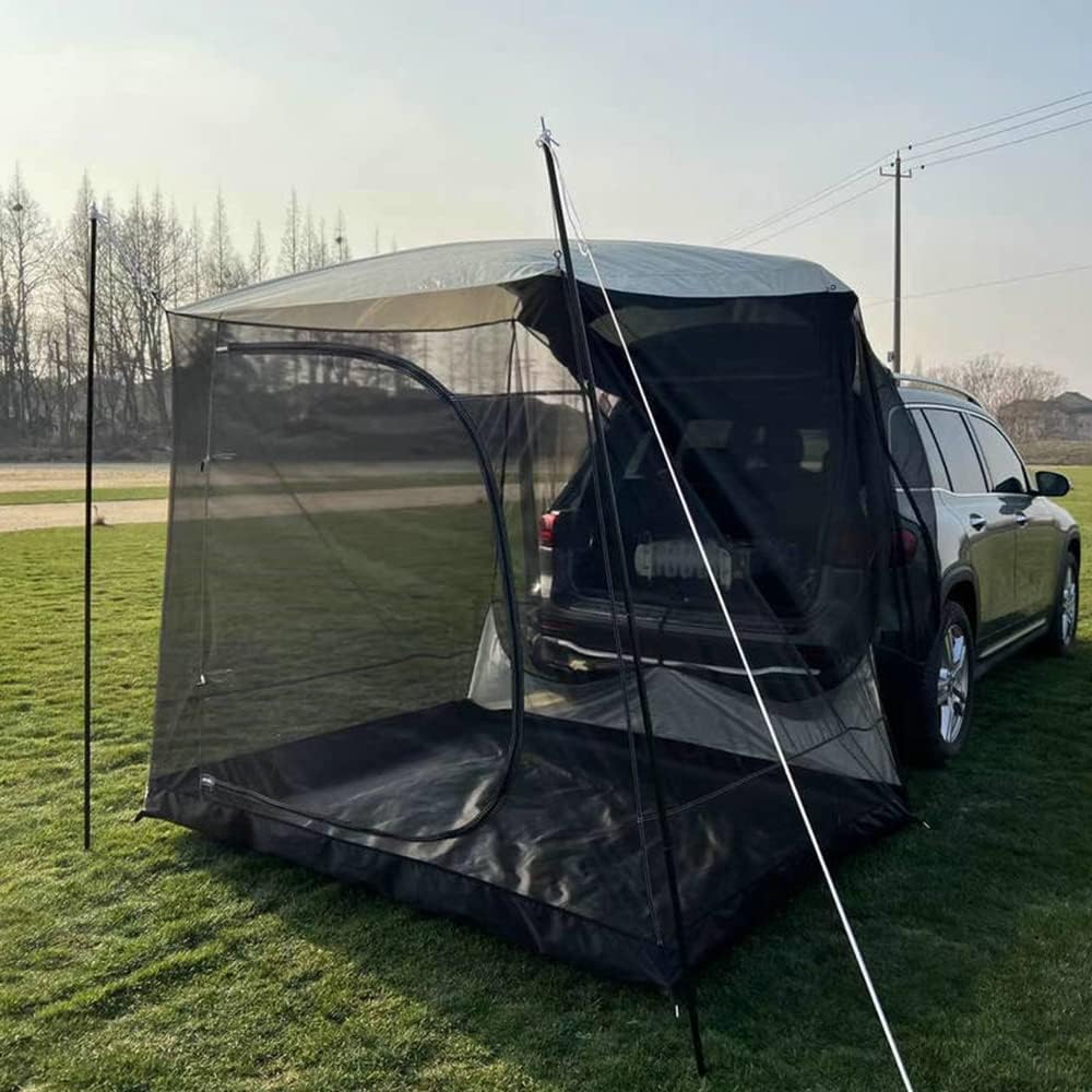 Car Tent SUV Tailgate Attachment Tent Rainfly Screen Room (15.9 x 7.9 x 6.4ft) W242907