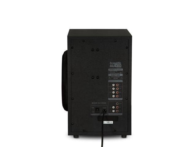 Tower 5.1 Speaker System with Optical Input Powered Sub C229591