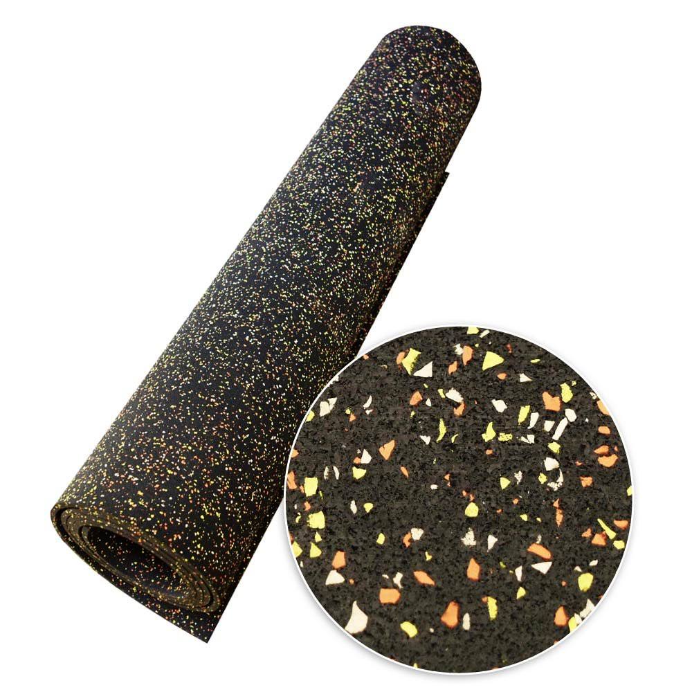 Candy Corn Recycled Rubber Flooring Rolls E8132