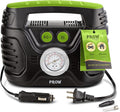 Portable Air Compressor Tire Inflator AC/DC Electric Pump with Analog Pressure Gauge N837031