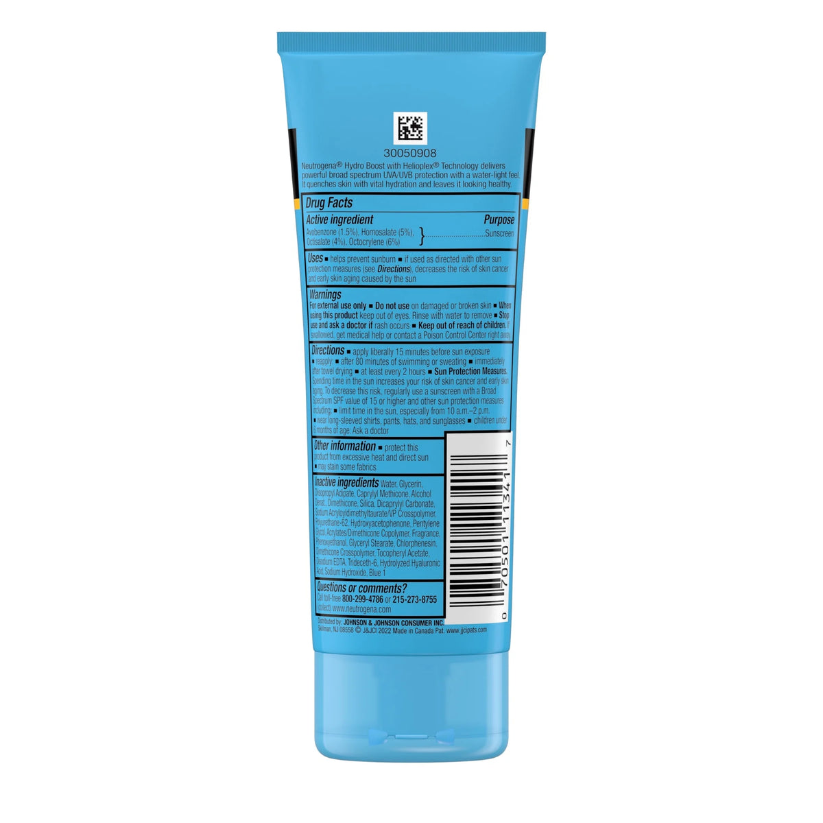 Hydro Boost Moisturizing Sunscreen Lotion, SPF 30, 3 fl. oz I218385