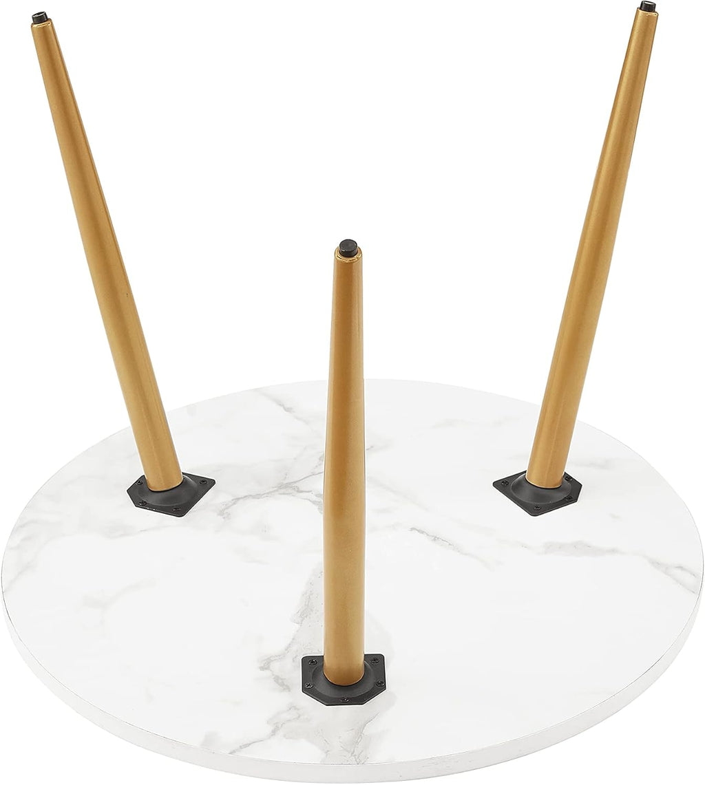 Nesting End Coffee Table Set of 2, White/Black Y84045