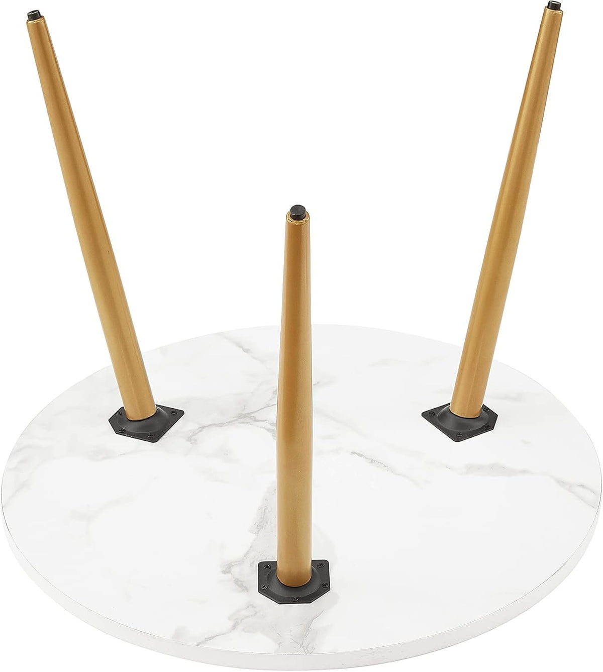 Nesting End Coffee Table Set of 2, White/Black Y84045