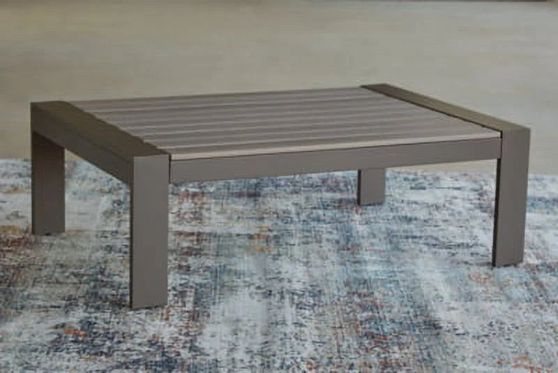Brown Resin Coffee Table O6015