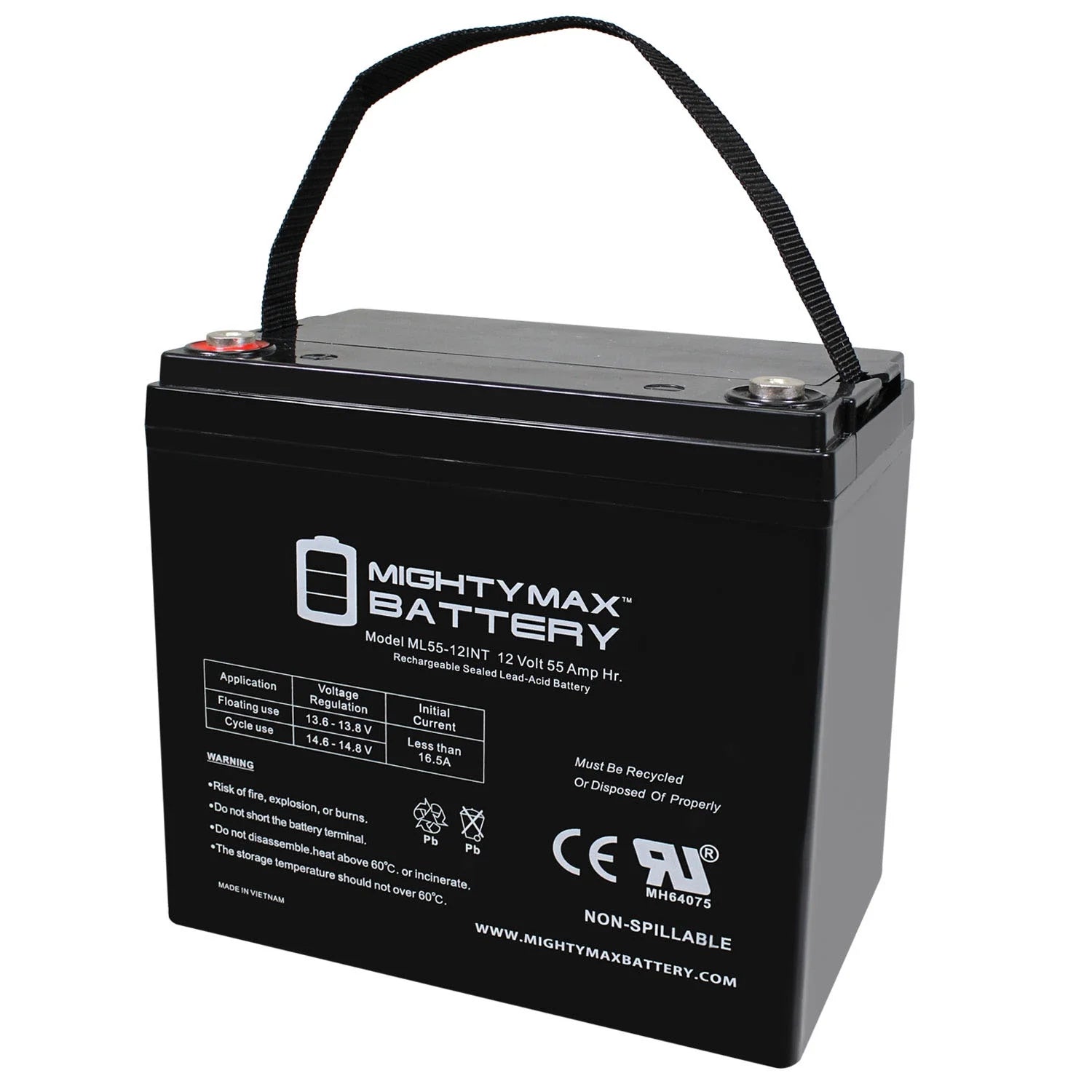 12V 55AH Internal Thread Battery G47476