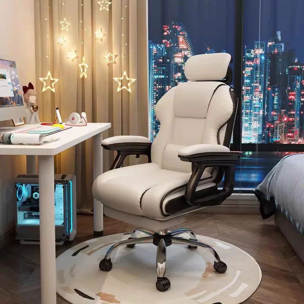 Ergonomic Leather Office Chair U269390