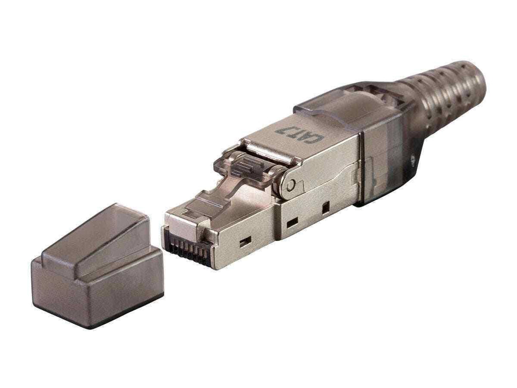 Cat7 Cat6a RJ-45 Shielded Modular Plug 10 Pack H610978