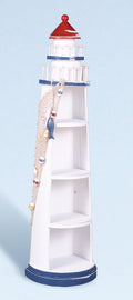 Distressed Wood Nautical Lighthouse Shelves Z213