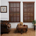 Dark Oak 2in. Cordless Faux Wood Blind A38384