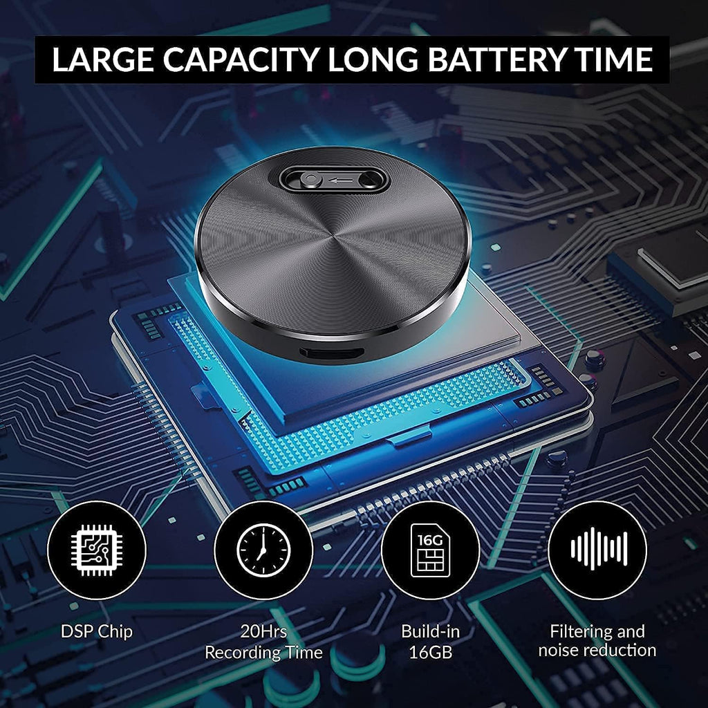 32 GB Pack of 2 Mini Voice Activated Recorder with Aluminum Alloy Casing X506616