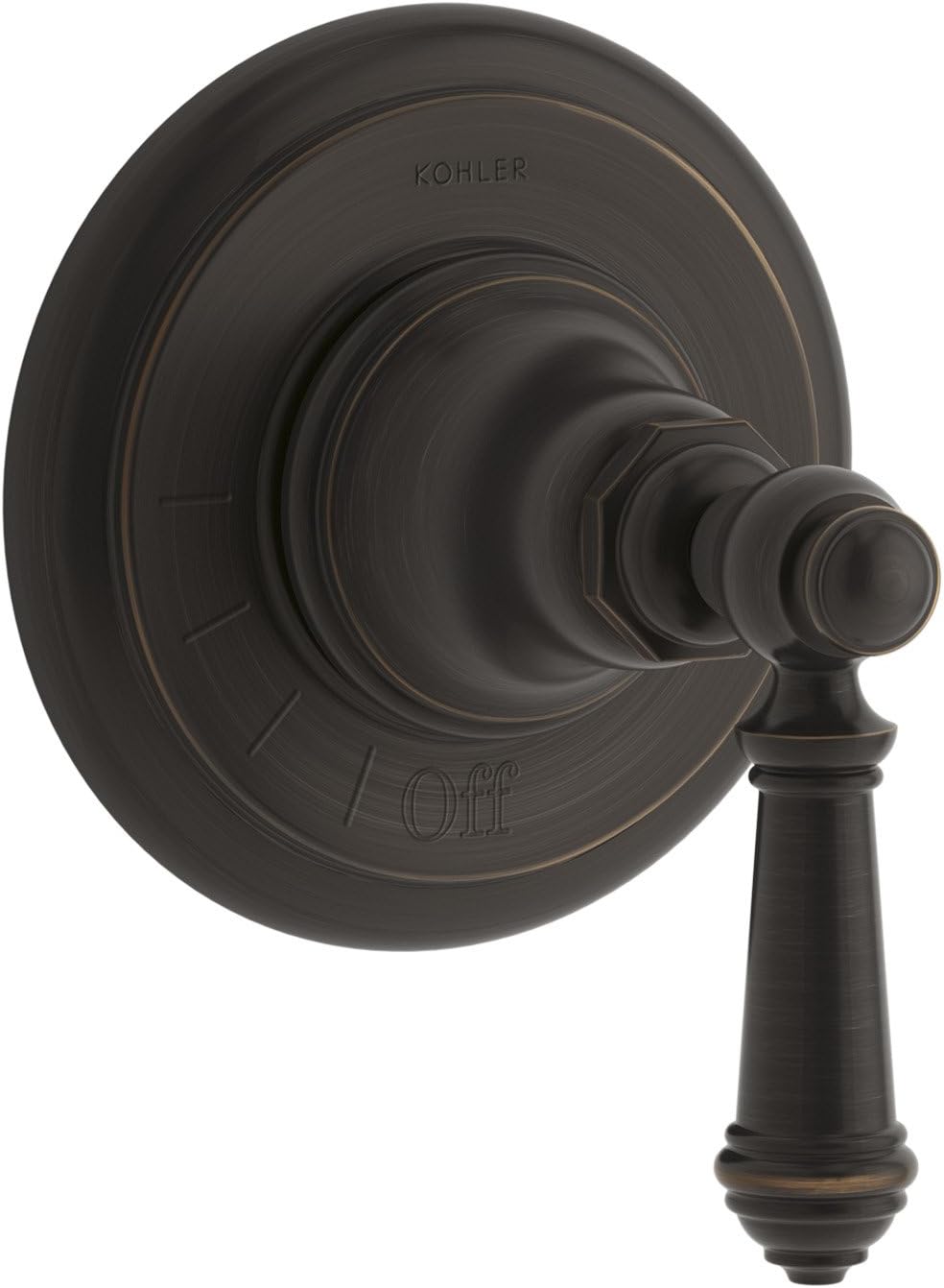 Brushed Nickel Volume Valve Trim with Lever Handle G74757