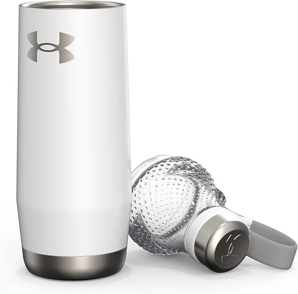 22oz Satin White Water Bottle G915