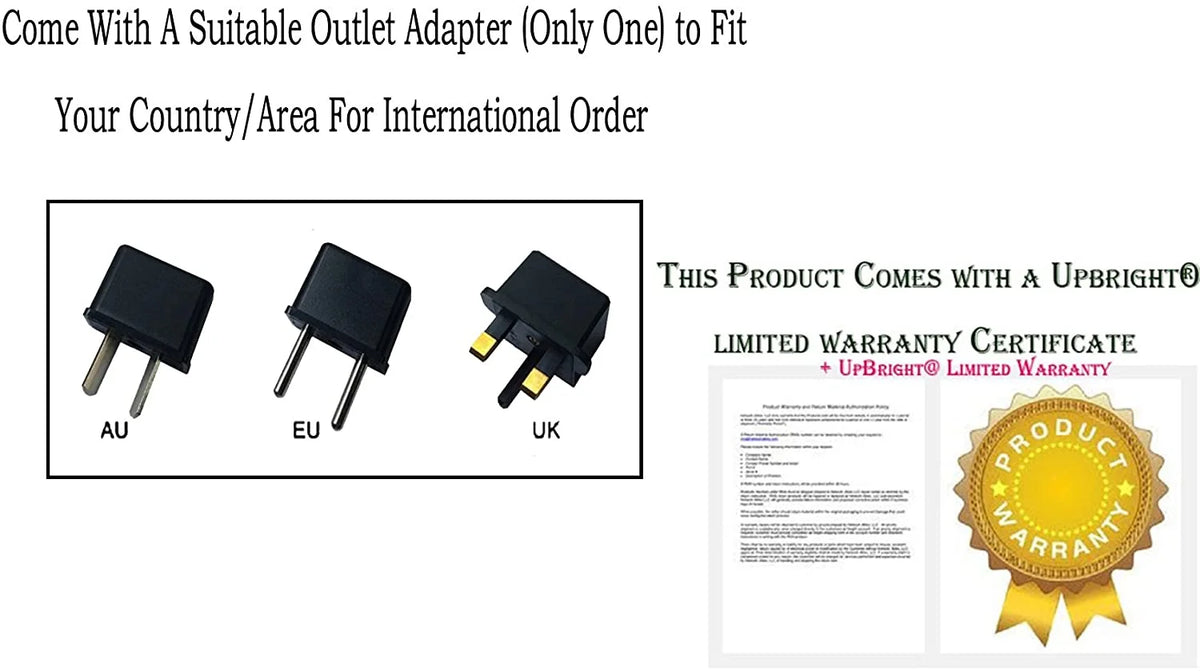 Power Supply Cord Charger for Upright Exercise Bike J88105