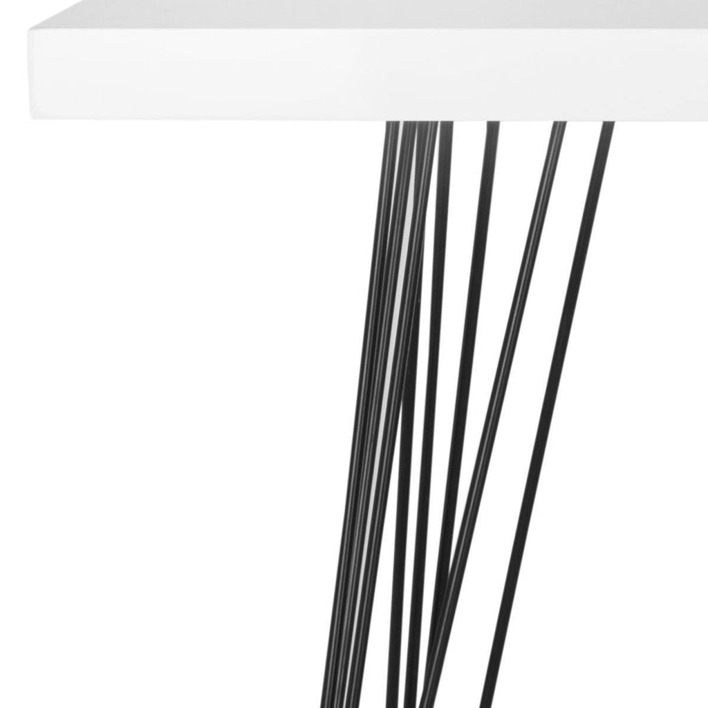 Black Retro Lacquer Console U53438