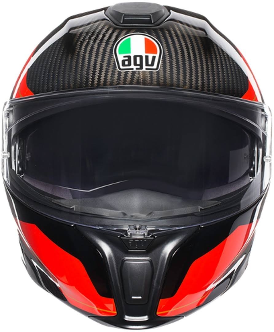 Helmet Sportmodular Carbon Red White Size M K358263