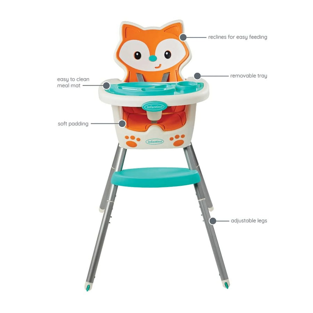 4-in-1 Convertible High Chair W608