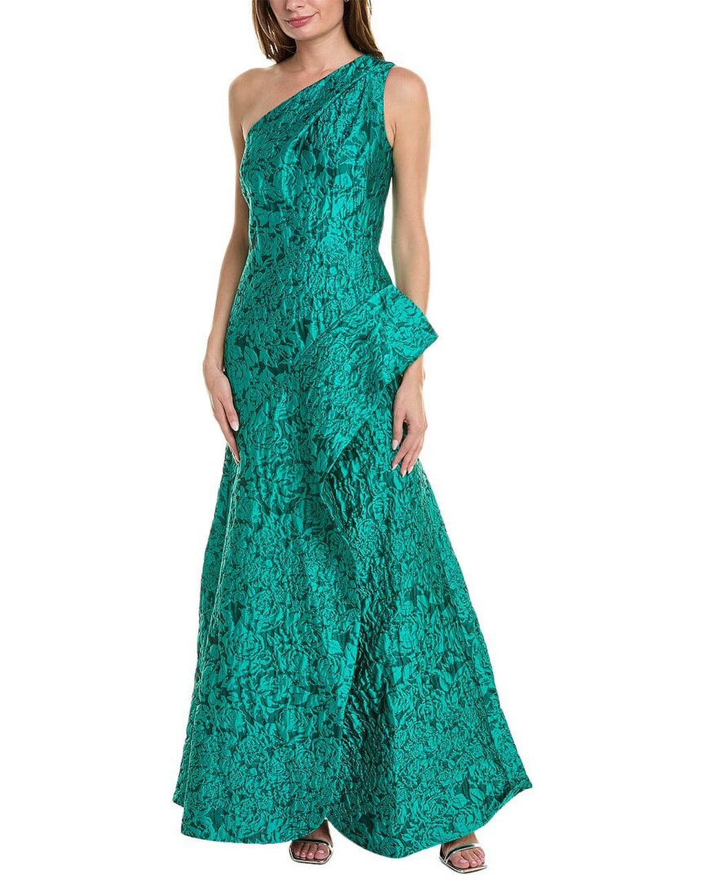 Jacquard Gown, Green C92120
