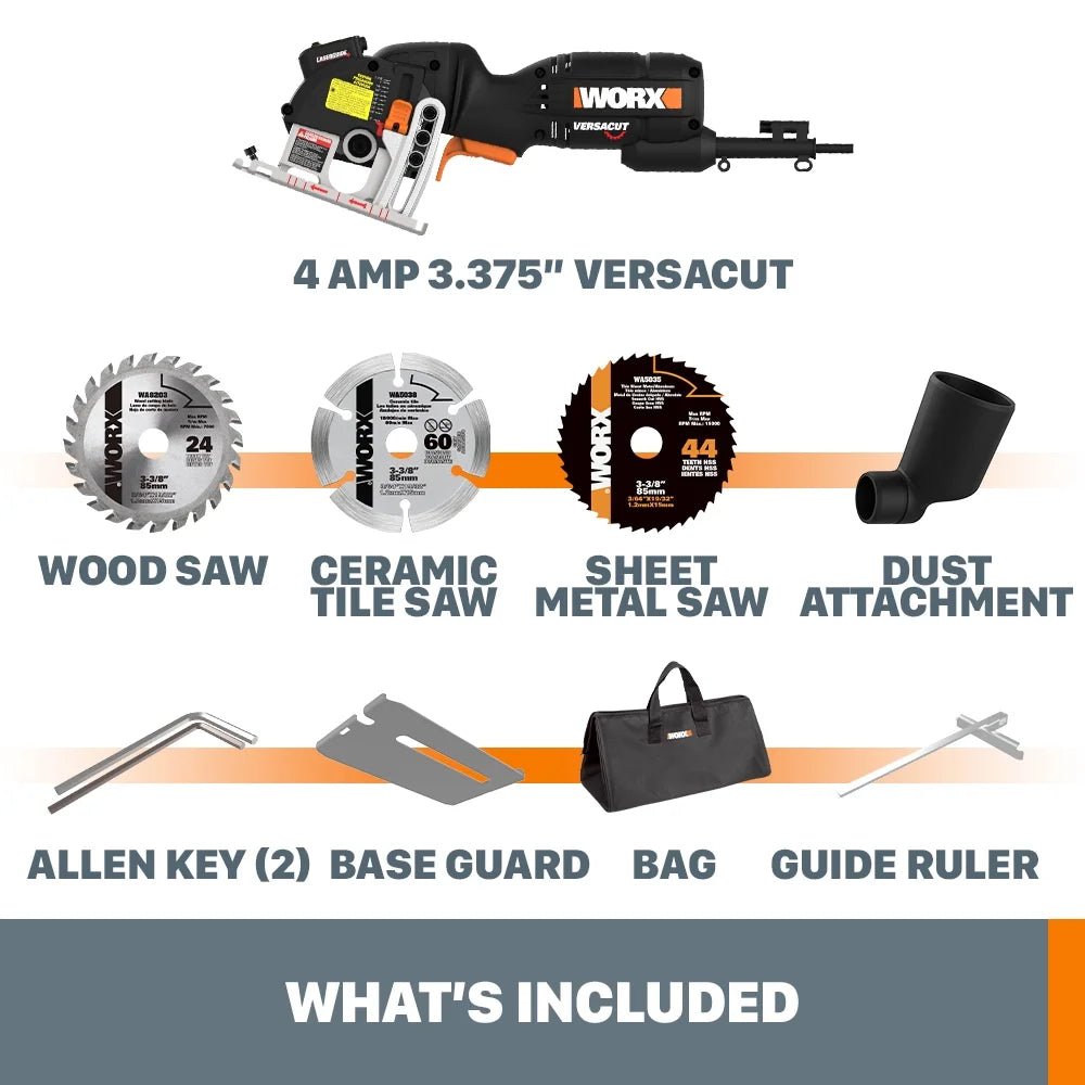 3-3/8" Electric Compact Circular Saw K60679