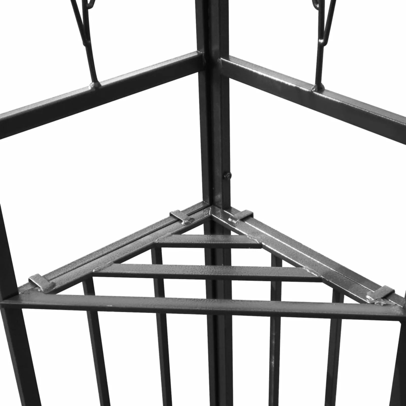 Taupe Outdoor Gazebo Canopy Steel Frame Party Tent 118.1 x 157.5 Inches C98601