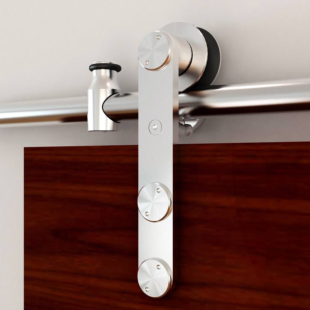 Rolling Barn Door Hardware Kit, Stainless Steel H857