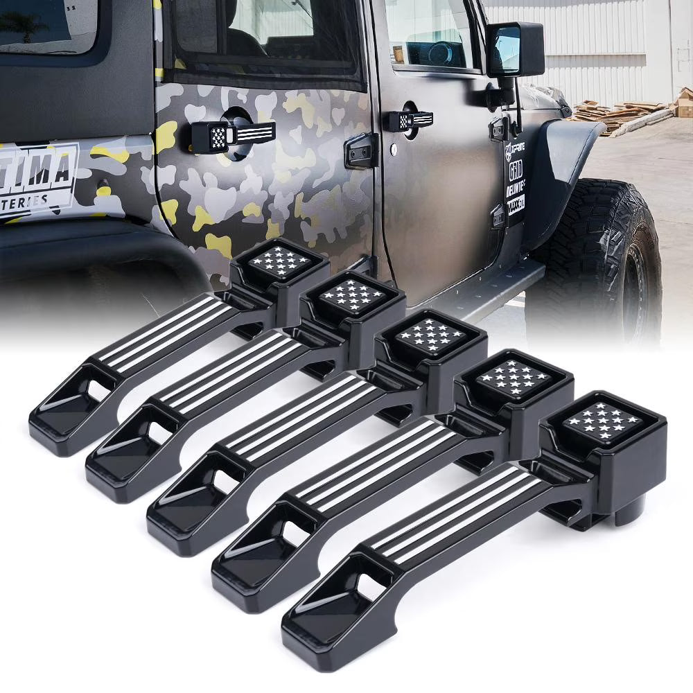 Heavy Duty Aluminum Door Handle Set for Jeep Wrangler JK H87259