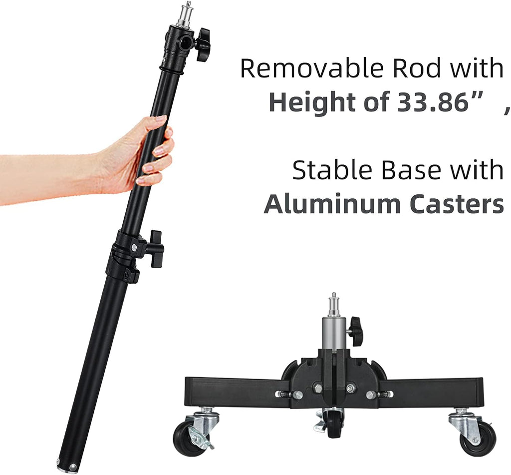 2 Pack Heavy Duty Aluminum Alloy Photography Light Stands Kit I88920