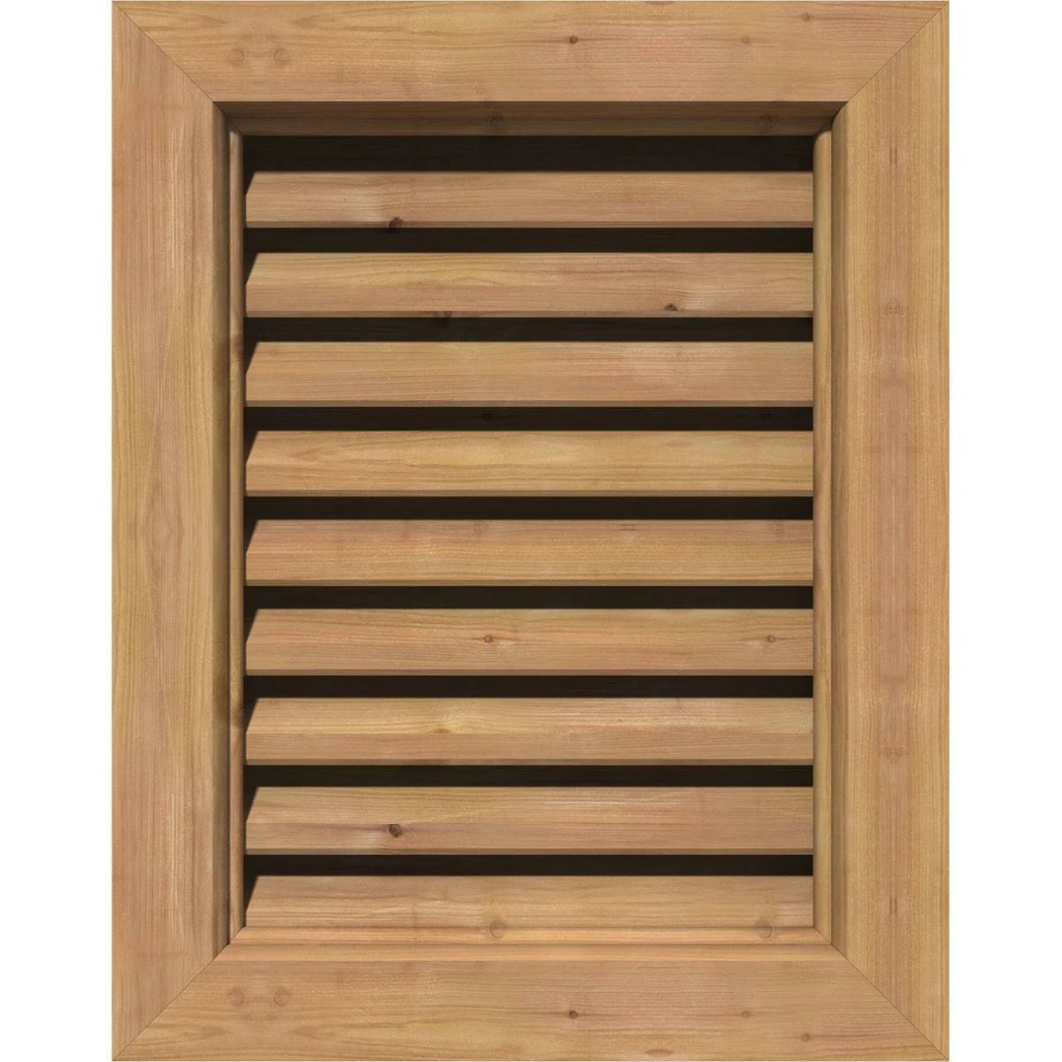 Unfinished Functional Vertical Gable Vent Z24431