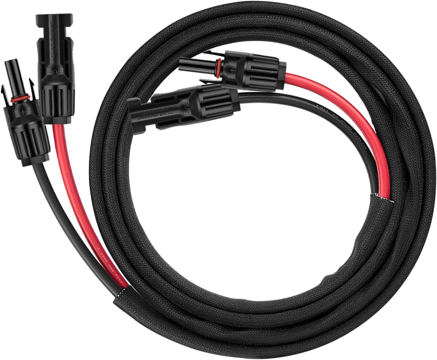 20Ft 10AWG Solar Extension Cable with Female and Male Connector U3468