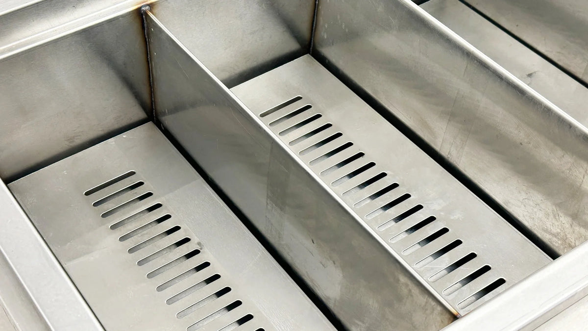 6 Basket Commercial Pasta Cooker, Stainless Steel, Propane O272280