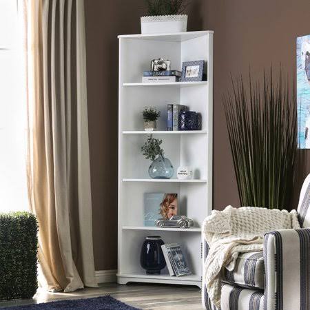 White Corner Bookcase I360288