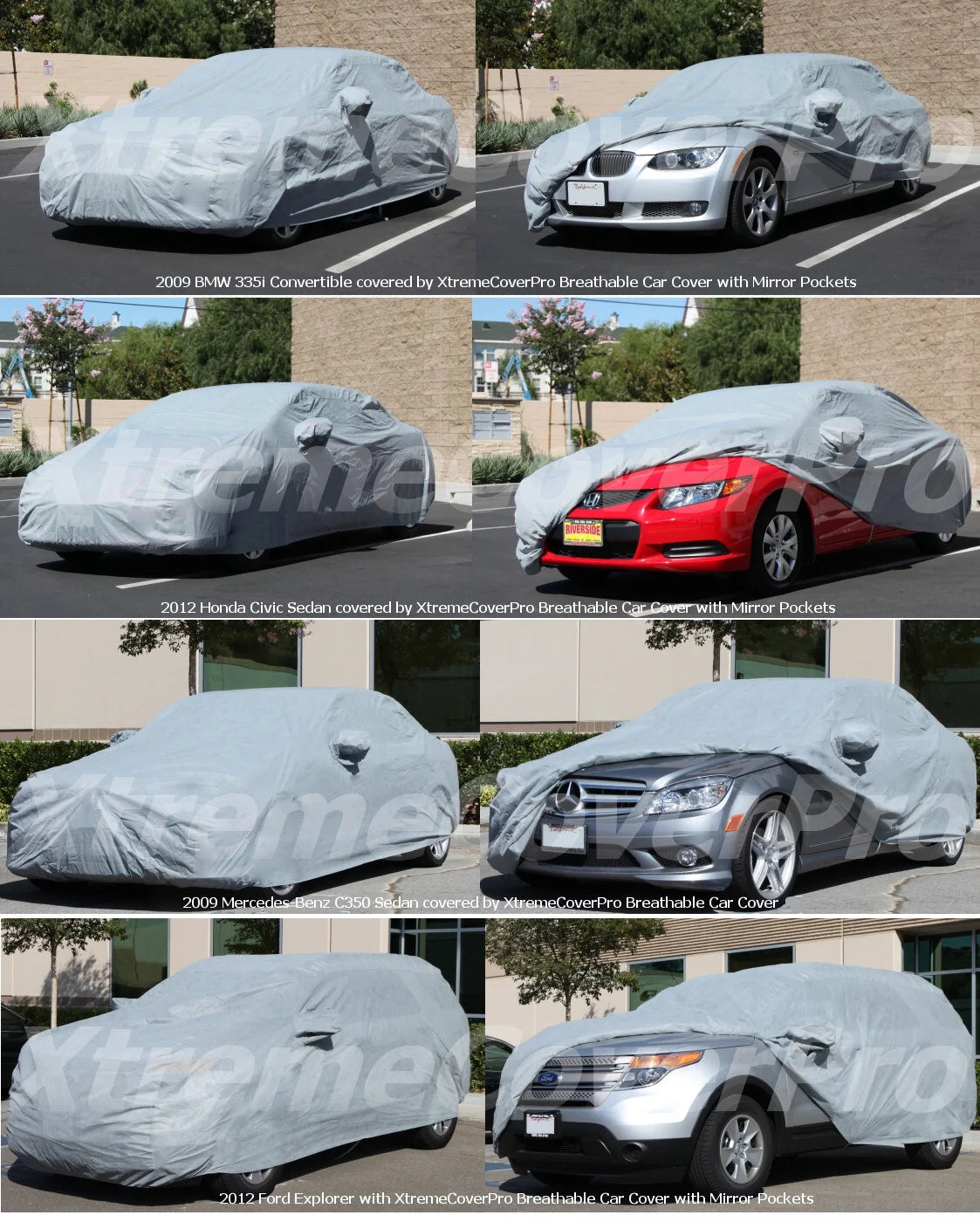 Grey Car Cover for Subaru Forester C9356