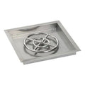 Square Stainless Steel Drop-In Pan Propane Fire Pit Kit (Set of 2) B76336