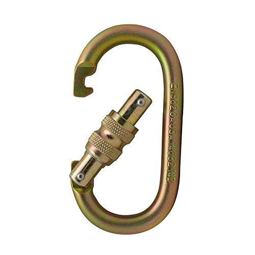 Steel Screw-Lock Oval-Shaped Carabiner P718